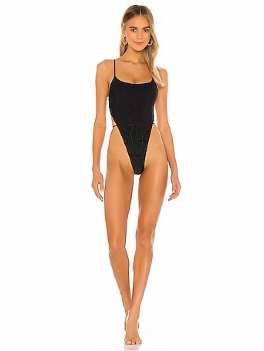 Frankie’s Bikini’s x Revolve Croft One Piece in Black